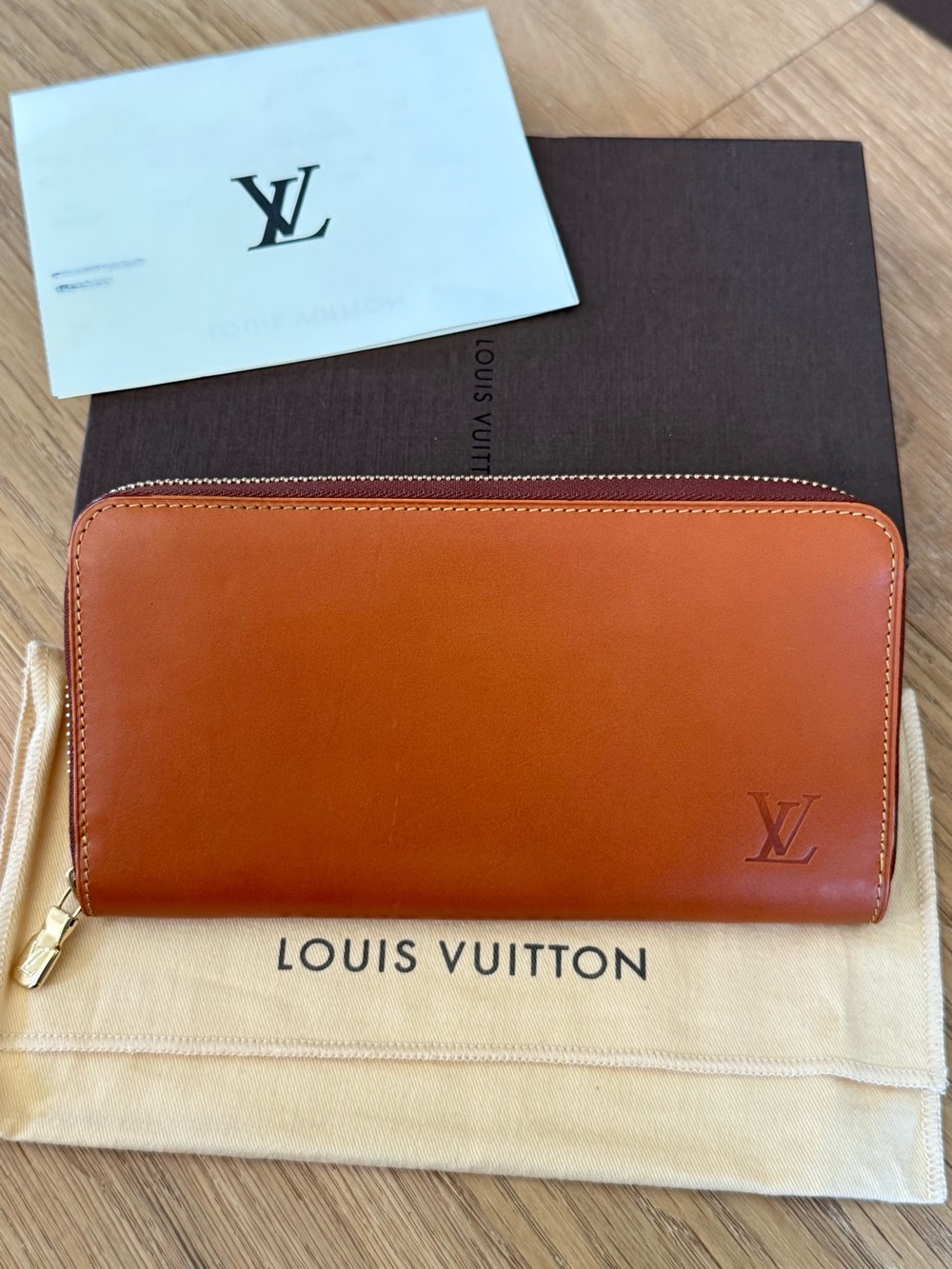 Louis Vuitton Nomad Leather Zippy Wallet